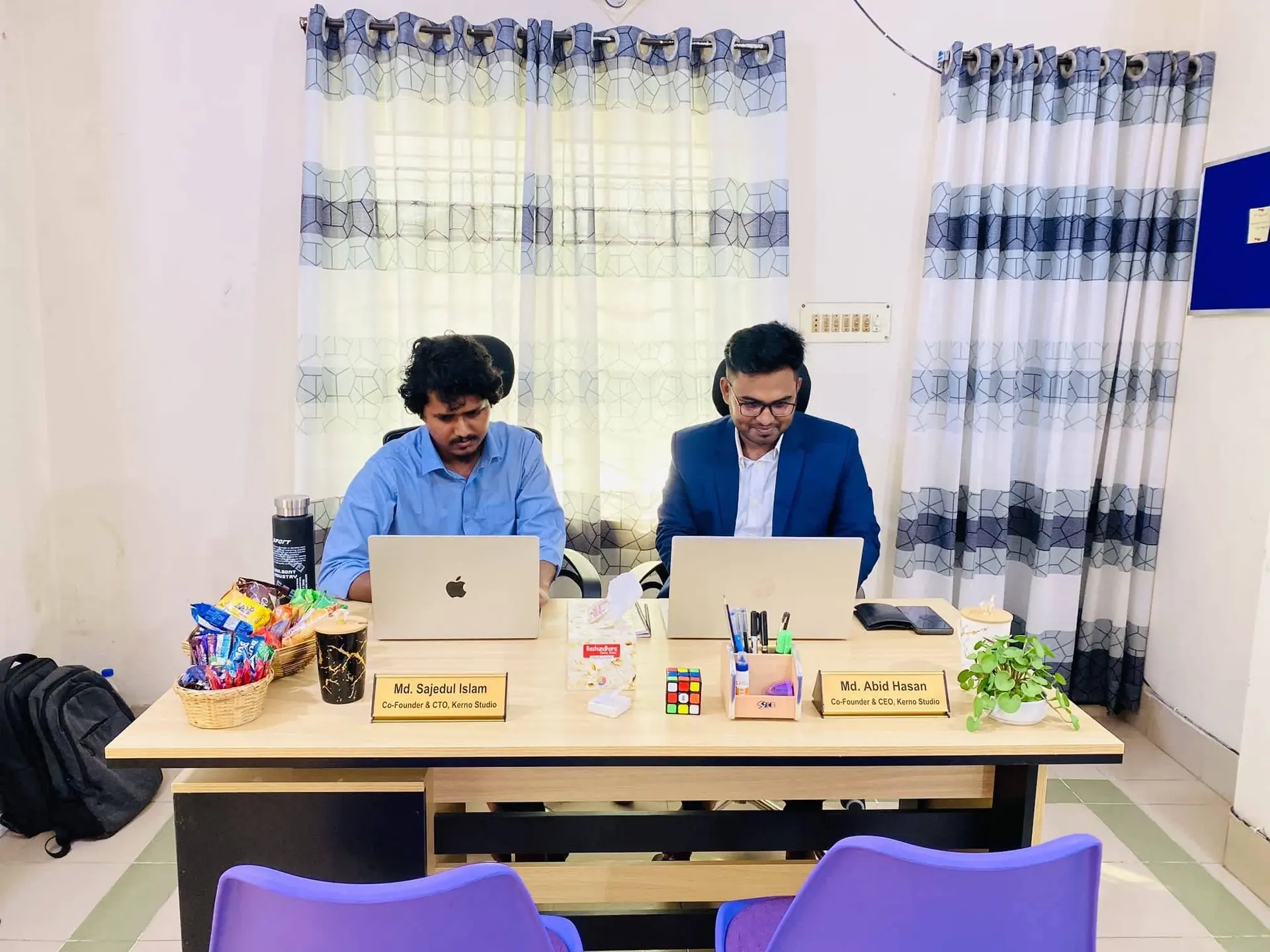 The Kerno Studio leadership team in the office